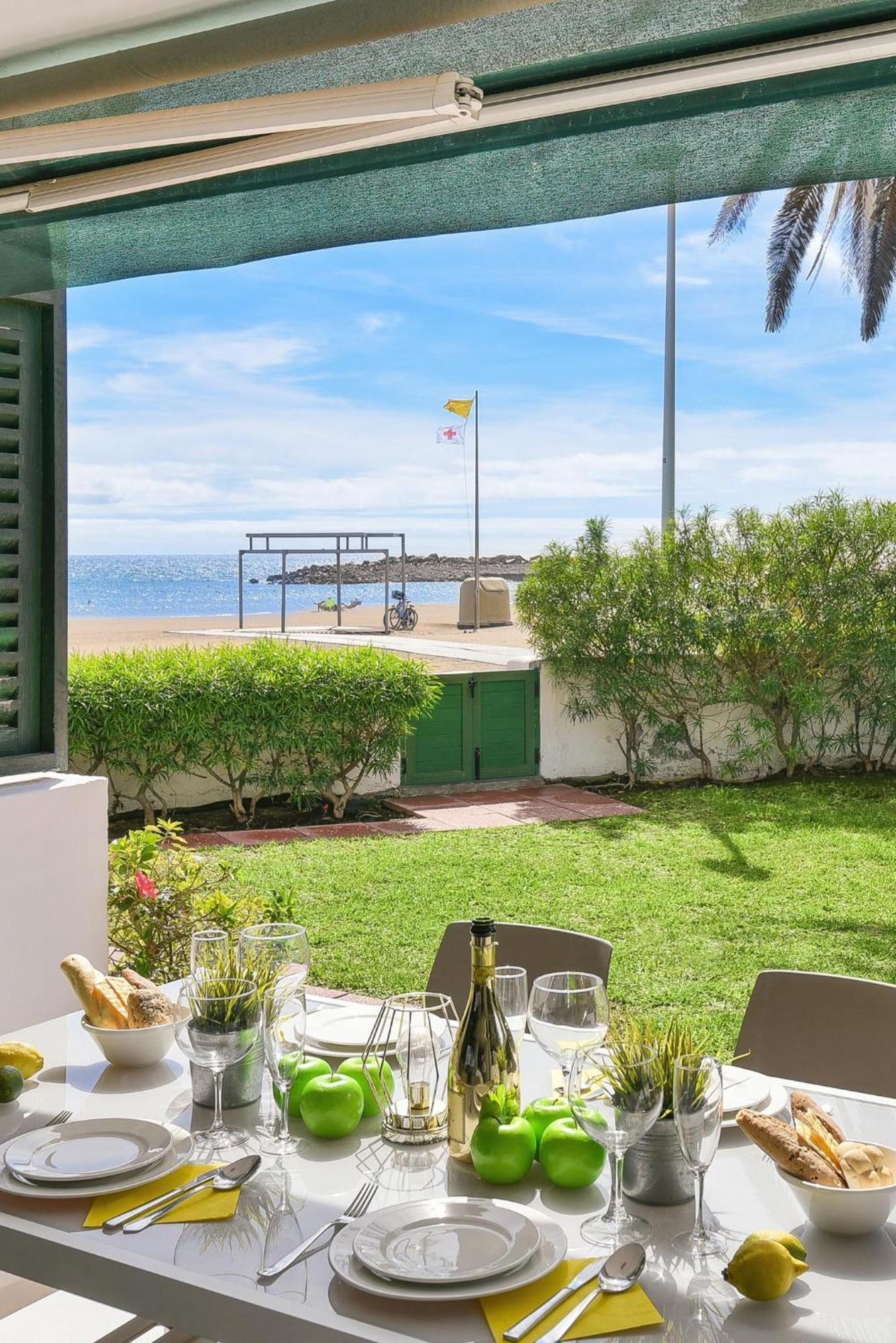 Beachfront Apartment Las Burras Mra 02 San Agustín Esterno foto