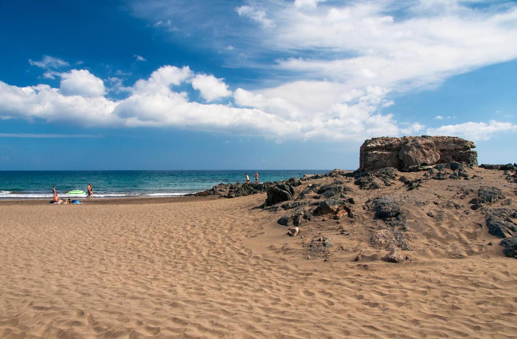 Beachfront Apartment Las Burras Mra 02 San Agustín Esterno foto